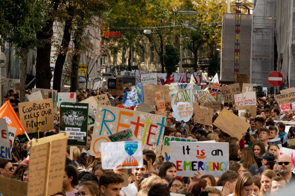 Bild 1: Demonstration für mehr Klimaschutz Bild 1: Demonstration für mehr Klimaschutz