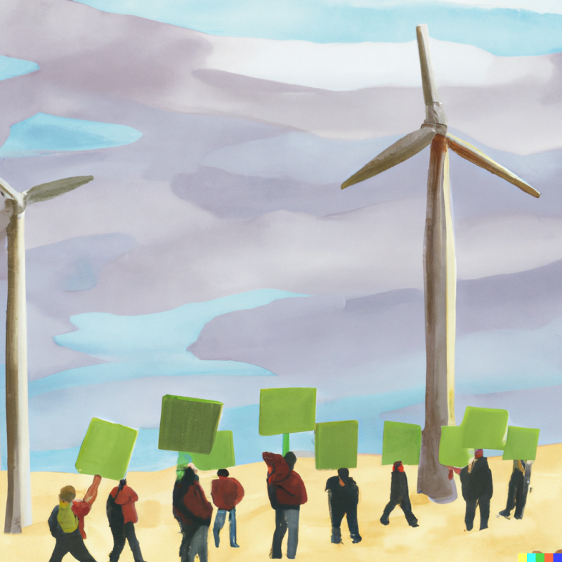 Bild 1: Der Glaube an Verschwörungstheorien hängt mit der Ablehnung von Windrädern zusammen Bild 1: Der Glaube an Verschwörungstheorien hängt mit der Ablehnung von Windrädern zusammen