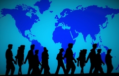 Deutschland hat in den letzten Jahren viele Geflüchtete aufgenommen. Urheber: bykst via Pixabay (https://pixabay.com/de/weltkarte-menschen-gruppe-1005413/); CCO (https://creativecommons.org/publicdomain/zero/1.0/deed.de) Deutschland hat in den letzten Jahren viele Geflüchtete aufgenommen. Urheber: bykst via Pixabay (https://pixabay.com/de/weltkarte-menschen-gruppe-1005413/); CCO (https://creativecommons.org/publicdomain/zero/1.0/deed.de)