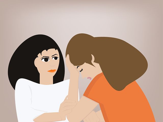 Angehörige haben Bedarf an Beratung und Unterstützung. Bild: SerenaWong via pixabay (https://pixabay.com/de/illustrations/beratung-psychische-gesundheit-1739639/), Lizenz: https://pixabay.com/de/service/license/).